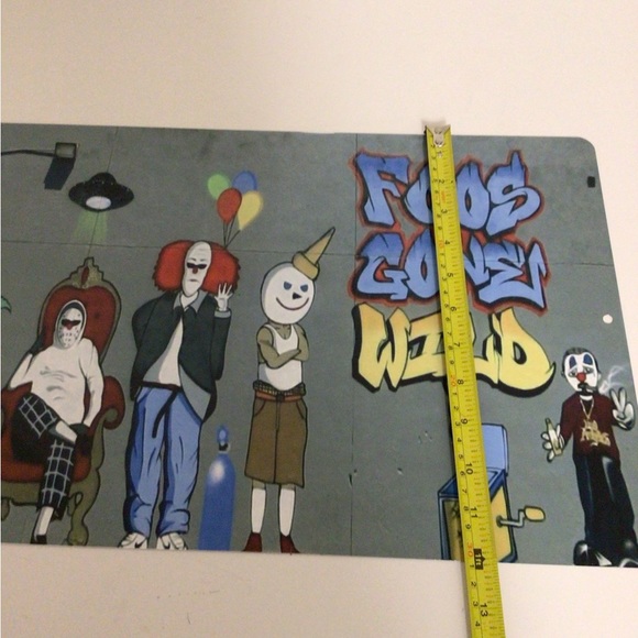Foos Gone Wild display sign wall art metal tin sign - Picture 5 of 5